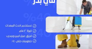 مكافحة حشرات في بدر