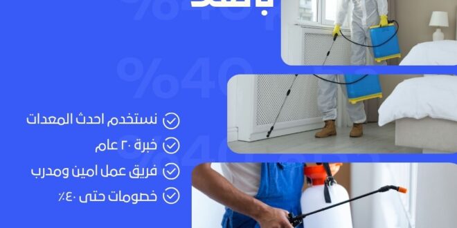 شركة مكافحة حشرات بالعلا 0598185276 افضل خدمة رش حشرات